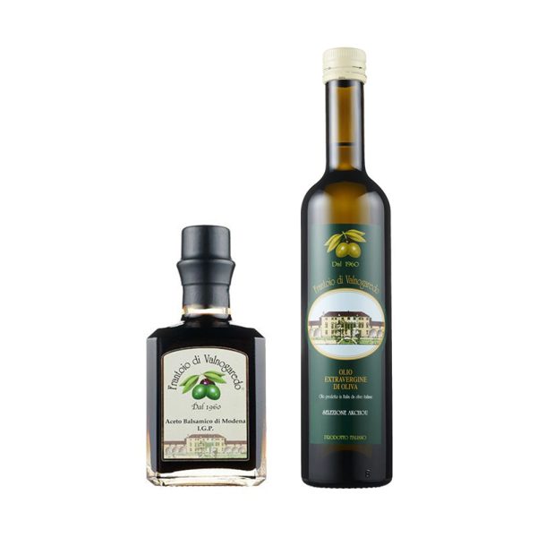 【聚德富】FDV農家瑞第一道冷壓特級初榨橄欖油（橄欖油500ml+紅酒醋250ml）